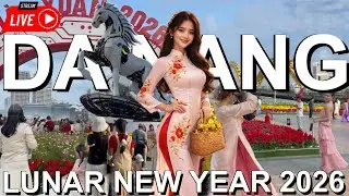 Vietnam Lunar New Year 2026 LIVE 🇻🇳 | Da Nang Street Scenes (4K)