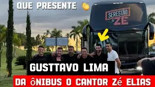 Gusttavo Lima da ônibus de presente pro cantor Zé elias