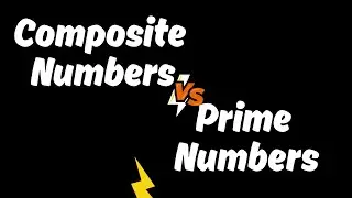 Prime vs Composite Numbers &mdash; Simple Trick to Remember! #hype #fypシ #compositenumbers #primenumbers 