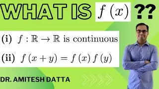 UNIQUE Continuous Function PROOF!