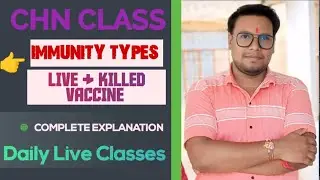 Easy Trick to Remember Live & Killed Vaccines | Types of Immunity Explained #livestream #norcet  