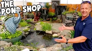 Cool *POND SHOP* with Unique Displays!
