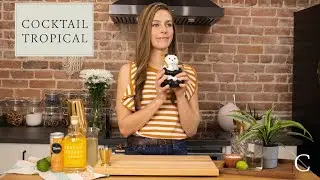 Recette de cocktail tropical avec du gin qu&eacute;b&eacute;cois aux agrumes | cocktail &agrave; base de gin