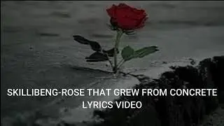 Skillibeng - Rose that Grew From Concrete (Lyrics Video)