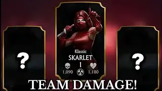 Amazing Team Damage Strategy With Klassic Skarlett {No Team Soak} - Mk Mobile