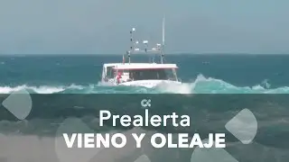 Prealerta por fenómenos costeros y viento en Canarias