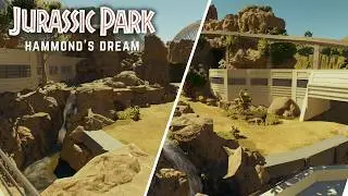 T-REX ENCLOSURE SPEED BUILD!! - Jurassic Park: Hammond's Dream (EP6P1) - Jurassic World Evolution 3