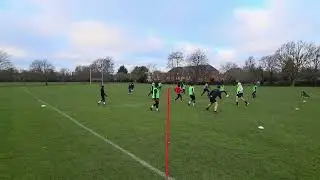 Saturday AM football @Morden Recreation Ground 10th Jan 2026.