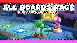 Mario Party Superstars All Boards Race - Schnidog/Taco/Kit/Ello/Tony/Mask/Kidrocker/Joke