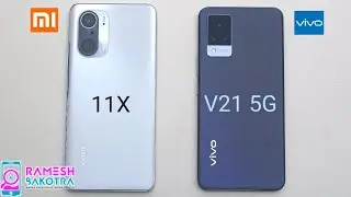 Mi 11X vs Vivo V21 5G SpeedTest and Camera Comparison