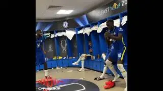 Zouma vs Rudiger  awesome African dance Super cup win