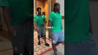 Super Eagles players heading for their Media Parley in Uyo🇳🇬🔥