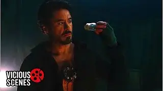 Iron Man (2008) - Tony Stark Wakes Up in a Cave | Vicious Scenes