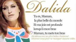 Dalida - Maman, la plus belle du monde - Paroles (Lyrics)