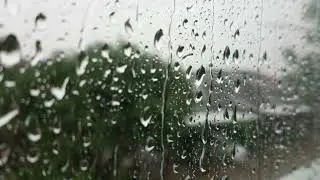 Rain on Car Window ⛈️ Cozy Rain Sounds for Sleep & Deep Relaxation