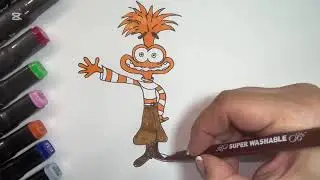 Anxiety of Inside Out 2 drawing process