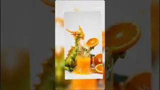 AI Art Prompts Tutorial - Orange Dragon Drinking Juice #aiart #aiartprompts #aiarttutorial #fluxai
