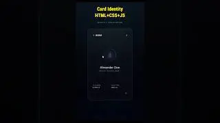 Card Identity #html #css #javascript_projects #javascript #coding
