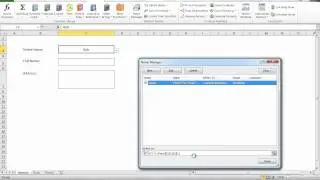 Change a Named Data Validation List In Excel 2010