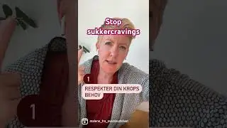 S&aring;dan stopper du sukkercravings #v&aelig;gttab #sukker