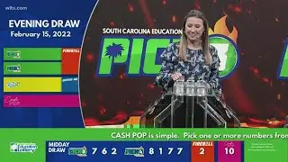 Evening SC lottery results for February 15, 2022