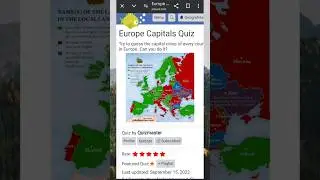 I'm taking on the colossal task of naming every European capital's in this reel!⚡  #europe