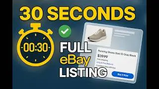 Создание объявлений на eBay за 30 секунд с помощью моей программы Snap2List: обучающее видео 2025...