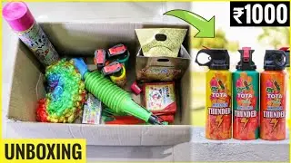 Holi Unique Items Giftbox Unboxing Worth ₹1000 &bull; Holi 2022 Stash Unboxing