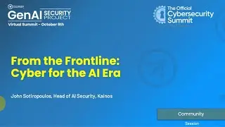 From the Frontline Cyber for the AI Era