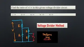 Finding potential ratios in given electric circuit #voltagecontrol