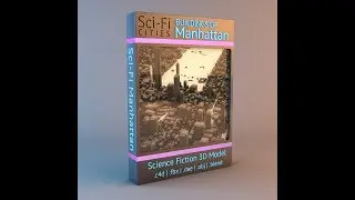 Sci Fi Manhattan Buildings