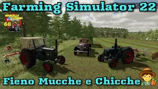 Farming Simulator 22  Map: ( Hof Bergmann 1.3.0.0 )   Fieno e  Vacche     Ep: 07