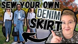 ✨10✨ Sewing Patterns to Sew Your Own Denim Skirt!