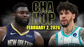 Charlotte Hornets vs New Orleans Pelicans Full Game Highlights – February 2, 2026 | NBA Season
