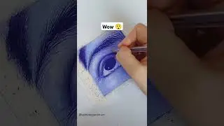 Unbelievable Eye Drawing with Ballpoint Pen