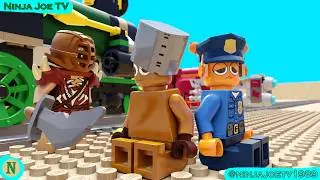LEGO Sprunki Bandit Attack on a Train Full of Money