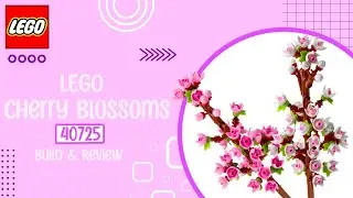 LEGO Cherry Blossoms Build & Review &mdash; 40725
