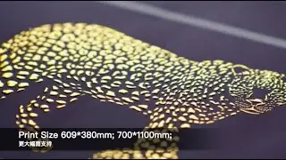 PrintLinks Digital Inkjet 3D spot UV coating/varnish & Foil machine