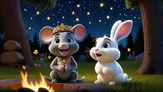 Mia Mouse Wears a Crown | Animal Song for Kids | Nursery Rhymes and Learning Songs