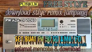 Free stlye download stlye remix Lampung KORG pa 50 sd|