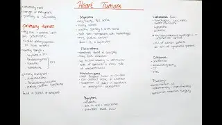heart tumors - types, clinics, pathology