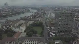 Basel Neues Biozentrum Spitalstrasse Mittlere Br&uuml;cke still