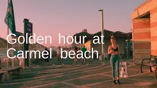 Golden hour at Carmel beach | Haifa Israel