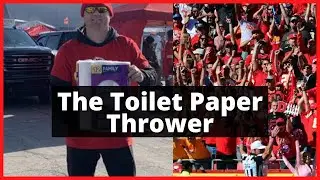 They BOUGHT fan's ticket to AFC game so he can throw TOILET PAPER!