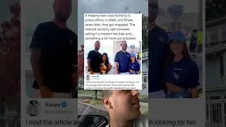 A missing teen was found by a police officer in 2008, and fifteen years later, they got engaged.