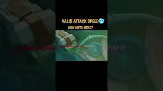 Valir Attack Speed? 🥶 New Meta Hero bro (you must try)