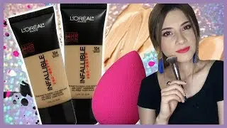 Reseña L´oreal infallible pro matte| Base para piel grasa| Dulce FloresB
