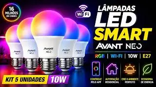 An&aacute;lise Completa das L&acirc;mpadas LED Smart Neo Avant Wi-Fi 10W RGB E27 &ndash; Ilumina&ccedil;&atilde;o Inteligente