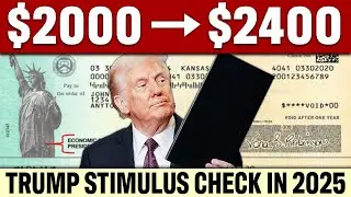 JUST IN: Trump Stimulus Check in 2025 | Tariff Rebate Check Status Update | Millions Are Waiting!