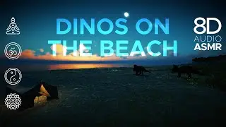 Relaxing with sound of Waves and Dinosaur Calls 🦕✨